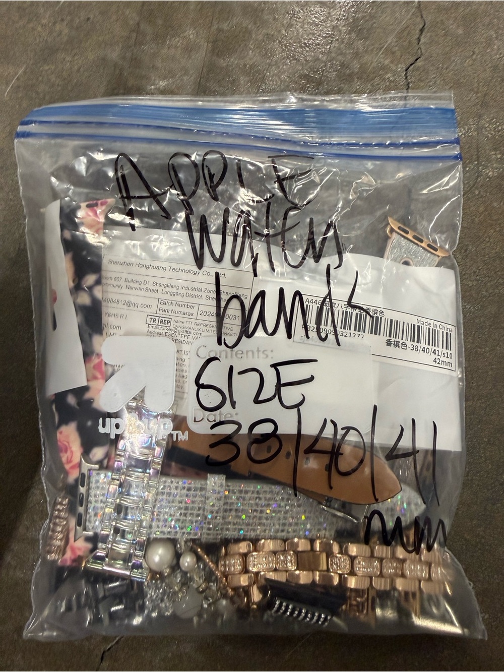 Like new mixed bag of Apple Watch bands and face covers | fits 38/40/41